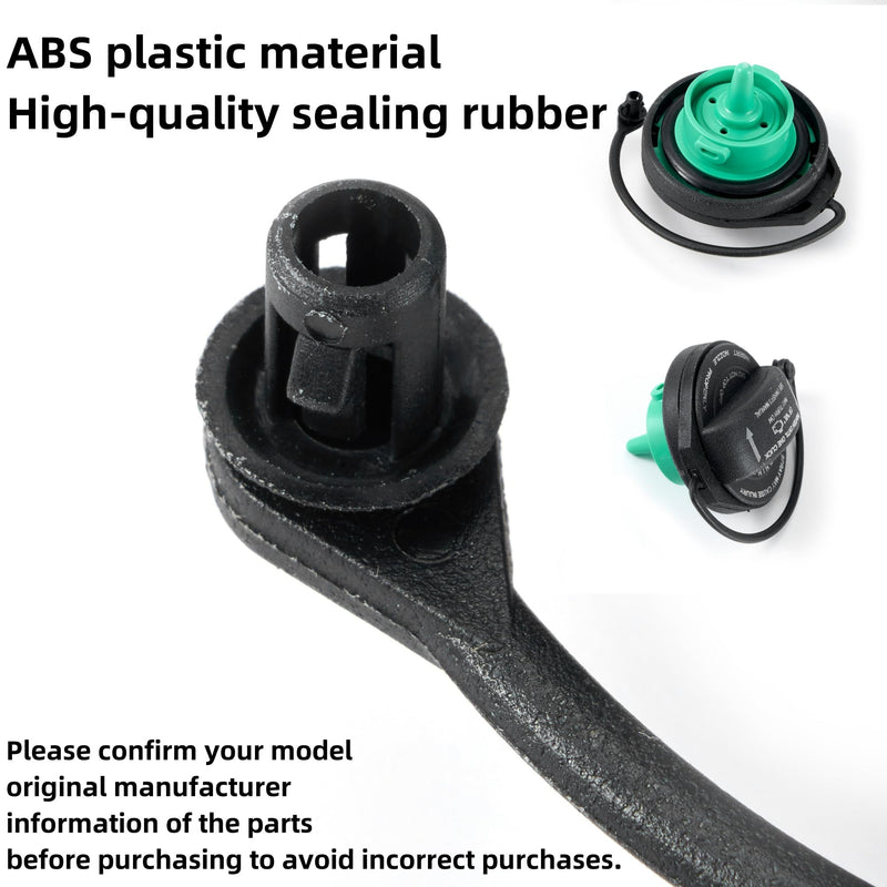 Fuel Tank Inner Cap, Fuel Cap, Fuel Tank Sealing Inner Cover, 5C0201550T 5Q0201550L 8K0201550N Gas Cap Compatible with Volkswagen Vehicles Audi Vehicles A3 A4 A5 A6 A8 Q7 S4 S5 S8 Q5 RS5 SQ5