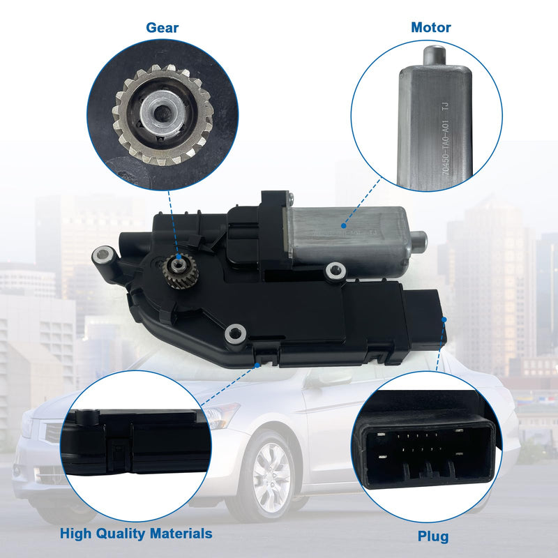 Sunroof Moon Roof Motor Fits 2008-2012 Honda Accord 2.4/3.5 XE/XE-L sedan/coupe 2door/4door 14 Pins Replace:70450-TA0-A01