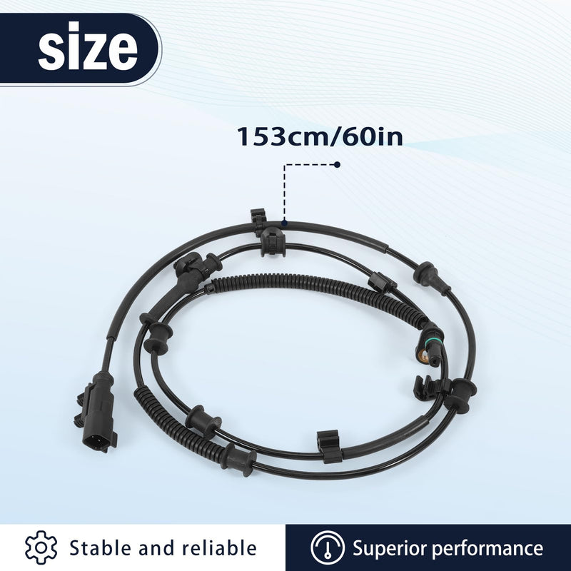  [AUSTRALIA] - 1 Pair ABS Wheel Speed Sensor Fit for Wrangler 2018-2023 Gladiator 2020-2023 Front Driver and Passenger Sensor 2Pcs Set Side Replaces 68394210AC 68394210AD 68394210AF