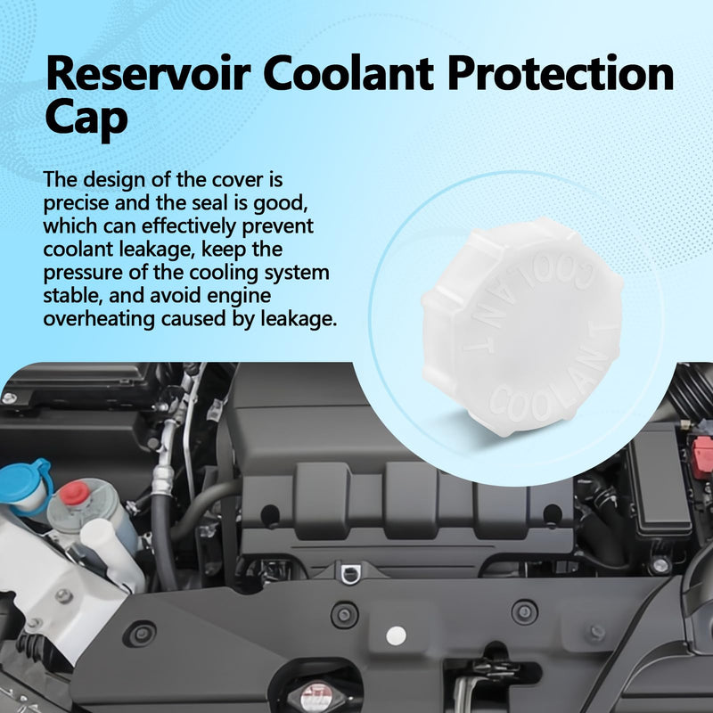 Reservoir Coolant Protection Cap Compatible with Honda Odyssey 2011-2017 Replaces 19102-RV0-A00 19102RV0A00, Radiator Overflow Expansion Tank Cap, Coolant Reservoir Cap