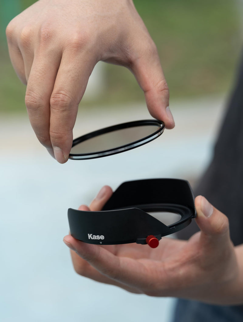 Kase Kowl Magnetic Metal Lens Hood for Revolution/Revolution Plus 82mm Filters (Hood + 82mm Adapter) Hood + 82mm Adapter