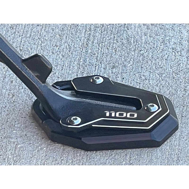 CNC Motorcycle Kickstand Pad Side Stand Enlarge Plate Compatible with 2025 Rebel 1100 T CMX1100 Rebel 1100 CMX 1100 M T 2020-2023 2024 2025 (Black) Black
