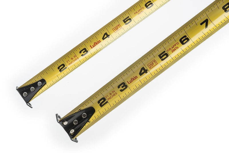 Lufkin CS852516A Tape, 2Pk, Control Series, 16', 25', Black