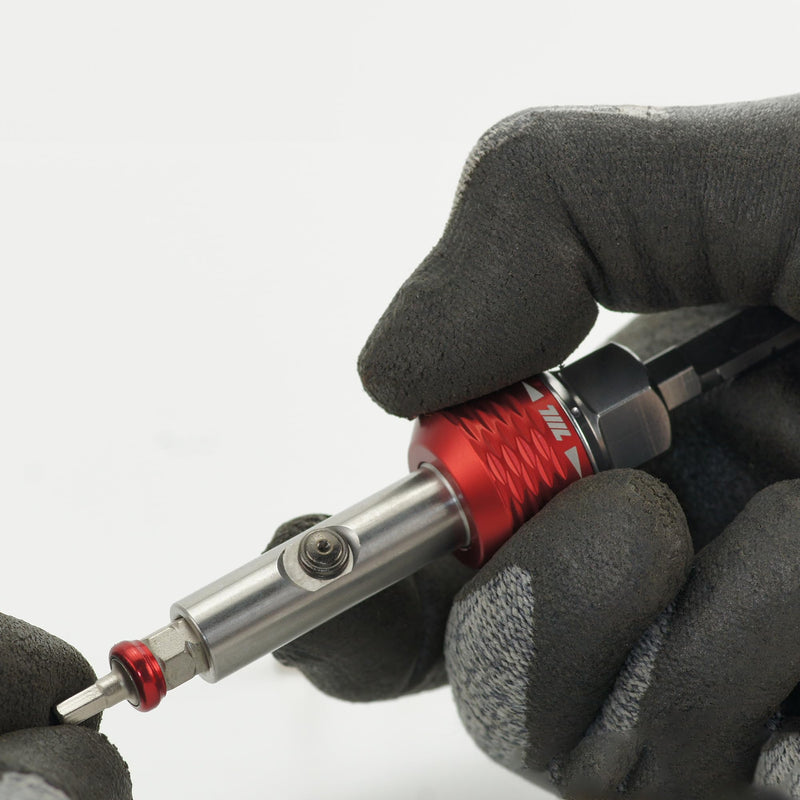 711L Inline Ratchet Driver FL - Compatible with Leatherman Multitools, Standard 1/4 inch Handles, 14mm Socket - for High Torque Heavy Duty Use