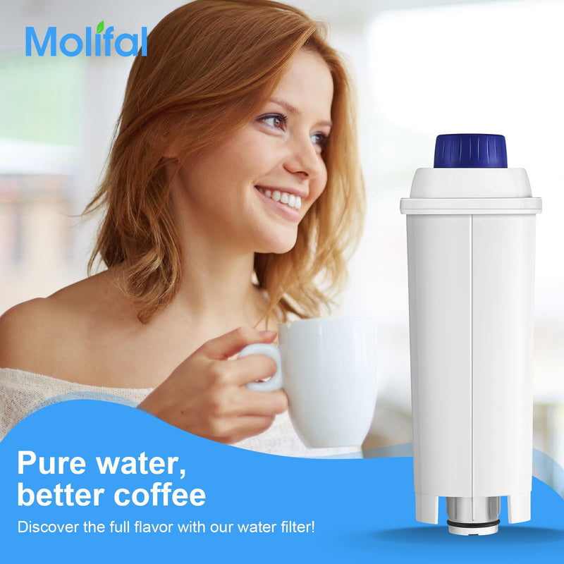 Water Filter Cartridge Replacement for Espresso Coffee Machines - Compatible with ECAM, ETAM, ESAM, Dinamica, Eletta Series - Improves Taste & Protects Your Machine, 6-Pack for Home Use