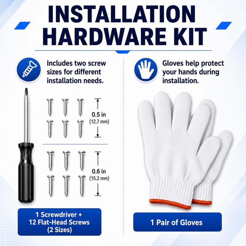 6 1/4" W x 8 1/4" H,Mailbox Door Replacement Panel, Black Galvanized Steel Snap-in Front Door with Flat-Head Screws, Easy No-Drill Kit for Standard Residential Curbside & Brick Mailboxes 6 1/4" W x 8 1/4" H