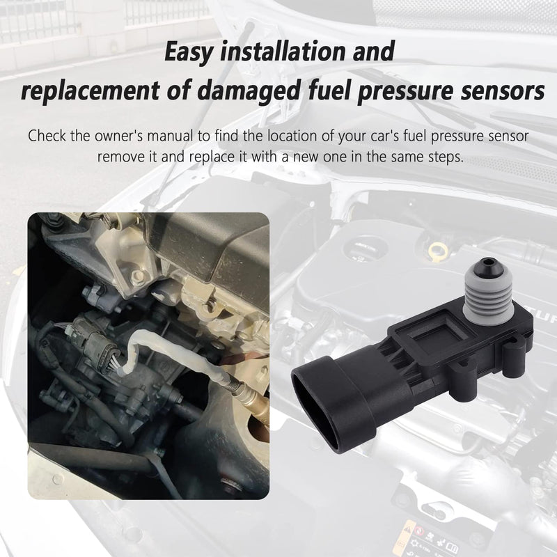 Fuel Tank Pressure Sensor OEM#16196060,16238399,12219388,Fuel Pressure Sensor Compatible with Chevy,Buick,GMC,Cadillac,Oldsmobile,Hummer,Pontiac,Professional Car Accessories(for GMC) for GMC