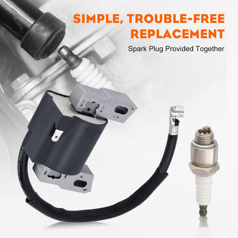 HIPA 590454 Ignition Coil Compatible with Brigg Stratt 799381 790817 692605 802574 Magneto Armature