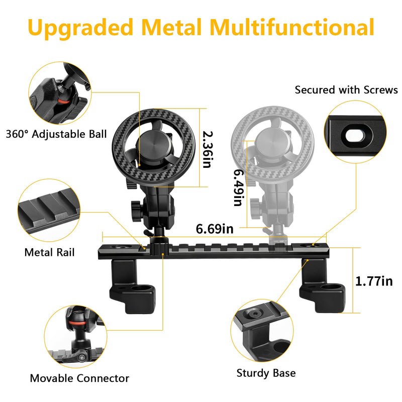 Phone Mount for 2022-2026 Chevrolet Silverado 1500/ GMC Sierra | 1500 2500 3500 HD, Dash Platform Magnetic Phone Mount with 13.4" Touchscreen, 360° Adjustable Magsafe Phone Holder