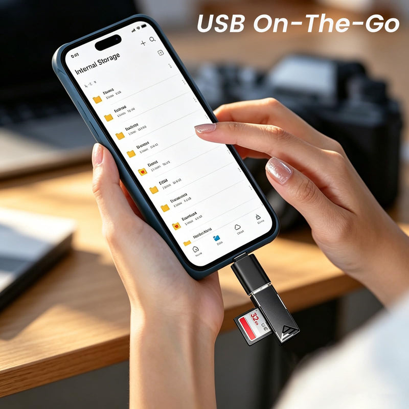 Smays USB C to USB 3.0 Adapter 10-Pack Bulk, Type C Male to USB A Female | OTG Converter for iPhone, MacBook, Samsung