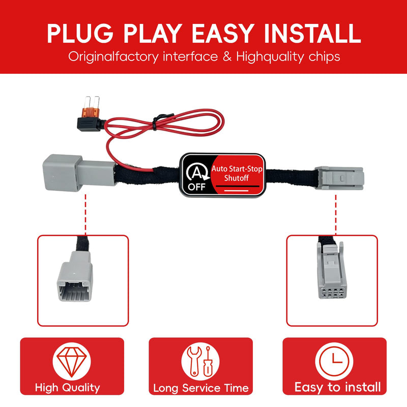 Auto Start Stop Eliminator for Nissan Kicks 2025 2026,Disable Auto Idle Start/Stop Permanently- Easy-Install and Plug & Play