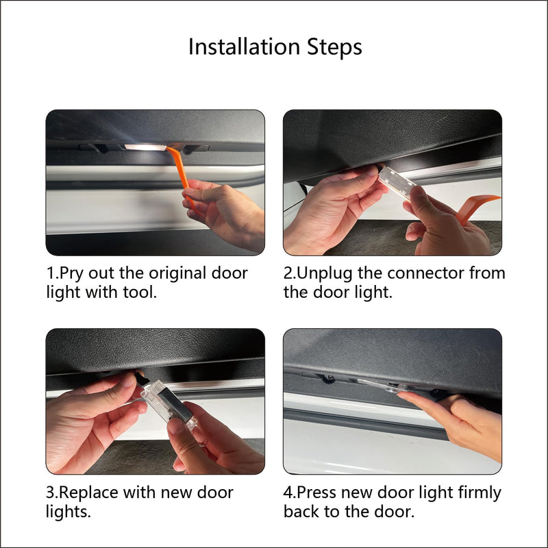 2Pcs Car Door Lights Compatible With Challenger 2015-Present. Personality Pattern LED Projector Courtesy Welcome Lights for SRT SXT GT RT (Picture 2) Picture 2