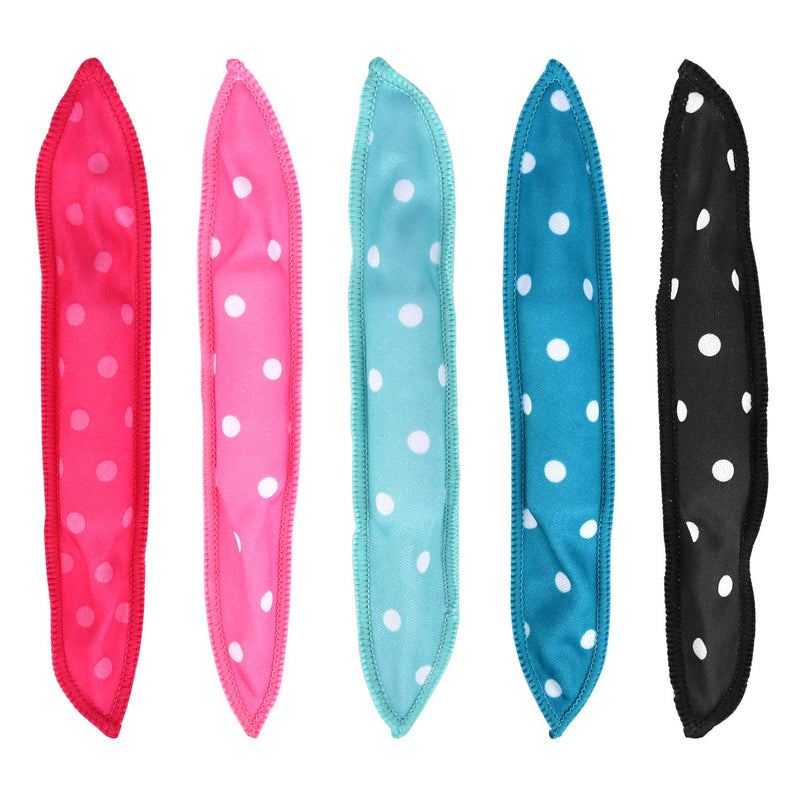 40pcs=5 Color*8pcs Flexible Foam Sponge Hair Curlers, No Heat Hair Curlers Magic Pillow Soft Rollers Hair Care DIY Styling Tools Comfy to Sleep on