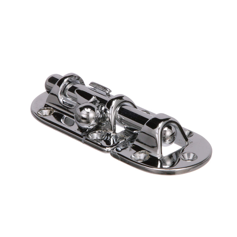 Seachoice Marine-Grade Barrel Bolt, Chrome-Plated Cast Brass 3-5/8 In. x 1-1/8 In.