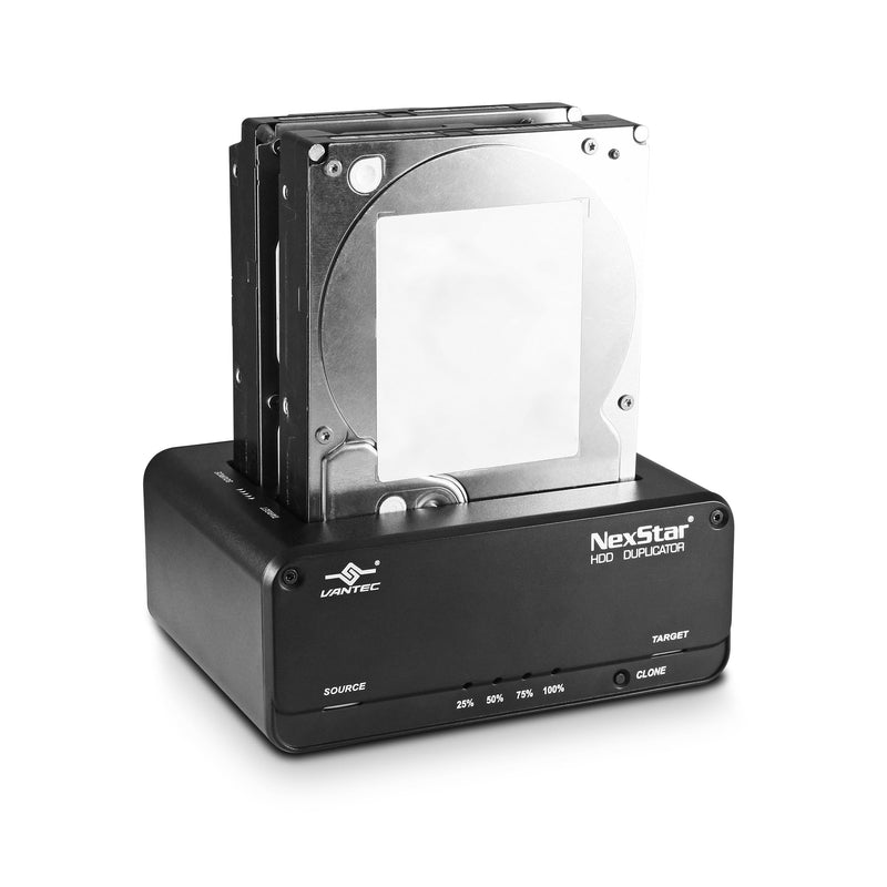 NexStar JX, USB 3.2 Gen1, Dual Bay Dock for SATA III Drive with Clone Function, USB 3.2 Gen1 (NST-D258S3-BK),Black