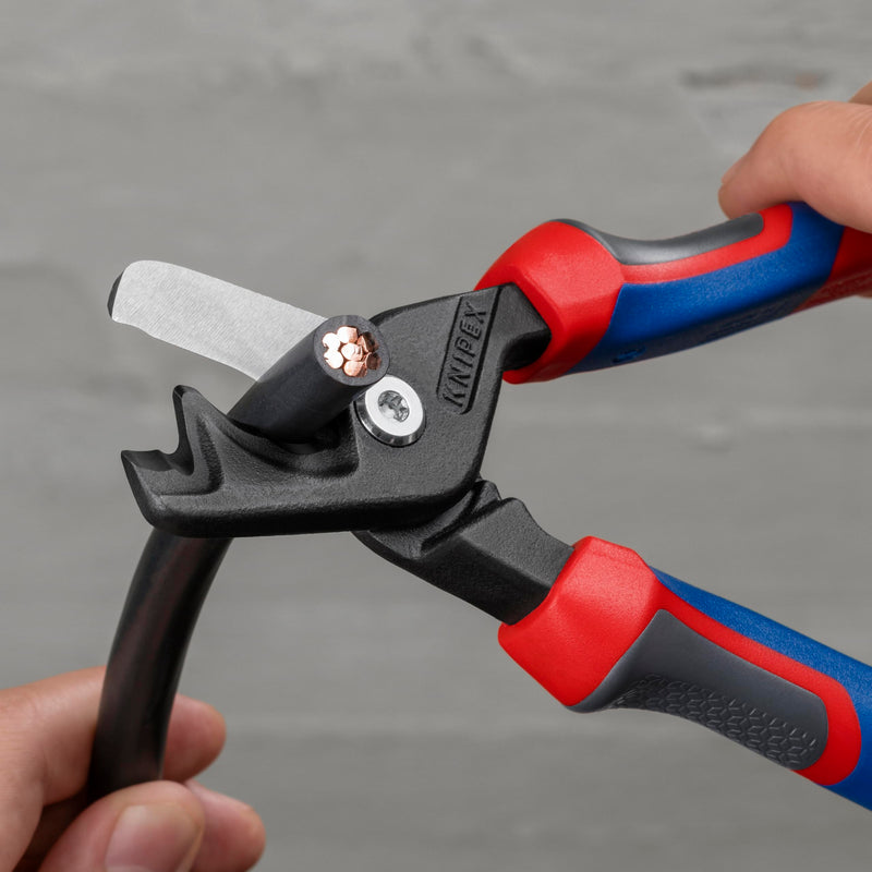 KNIPEX Tools 95 12 225 StepCut® XL Cable Shears, 9"
