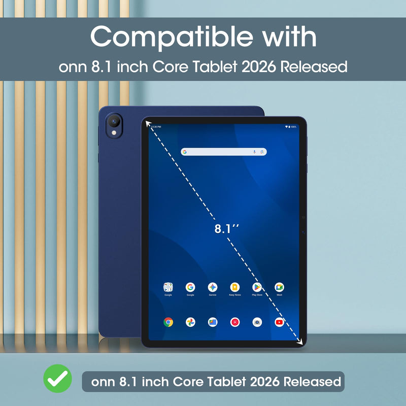 ProCase for Onn. 8.1 Inch Core Tablet 2026 Released Case -Navy | Slim Stand Hard Back Shell Protective Smart Cover for Onn. 8.1” Core Tablet 2026 Model (5th Gen) Navy onn.8.1 Inch 2026