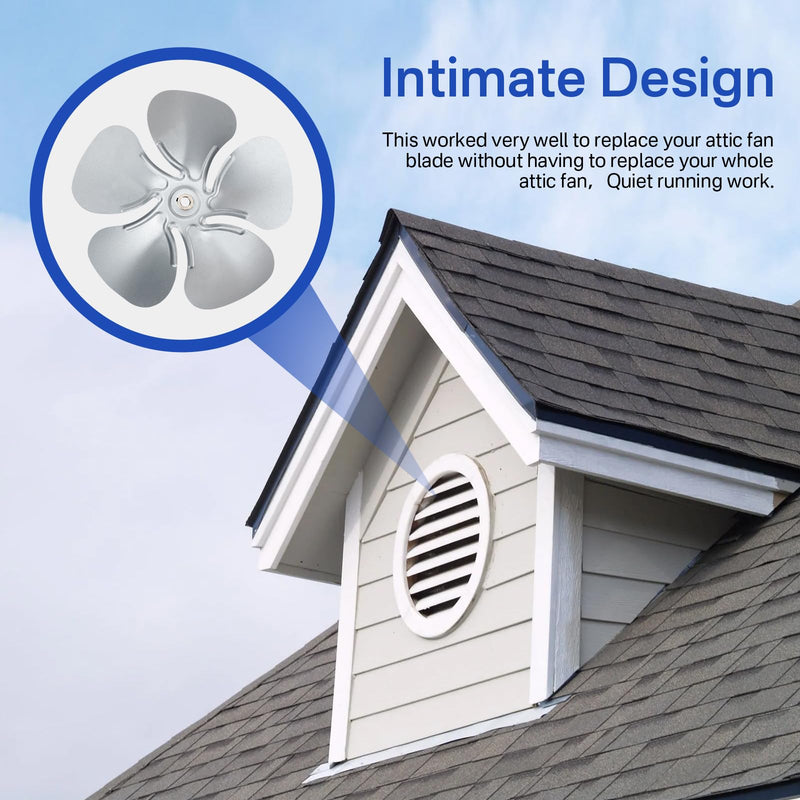 FB99100 Attic Fan Blade Propeller 12" 32 Degree 5 Blade for 1/2" shaft