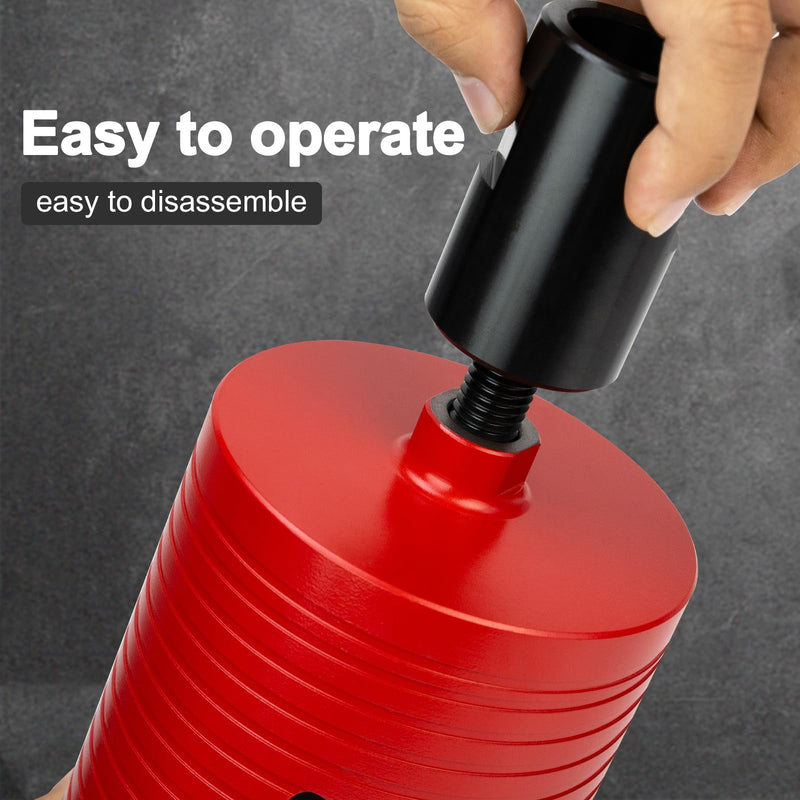 Core Drill Bit Adapter 1 1/4"-7 Female to 5/8"-11 Male, for Use with Diamond Core Bits (Standard) 1-1/4"-7 Female(Standard)