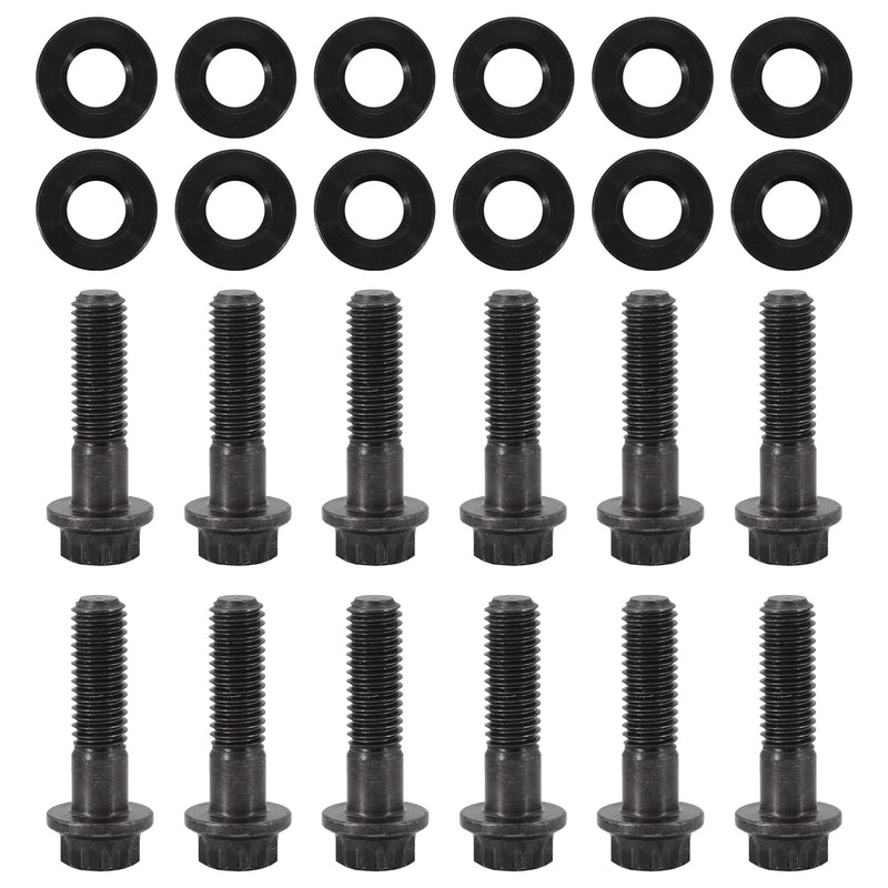 Dokili 134-1202 A.RP Chromoly Exhaust Header Bolt Kit 3/8˝ Wide for G.en III LS LS1 LS2 LS3 LS6 Pack of 12