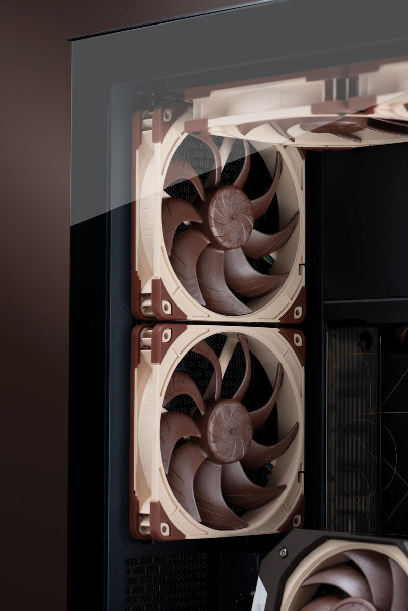 Noctua NF-A14x25 G2 PWM, Premium-Quality Quiet 140mm PC Fan, 4-pin (Brown)