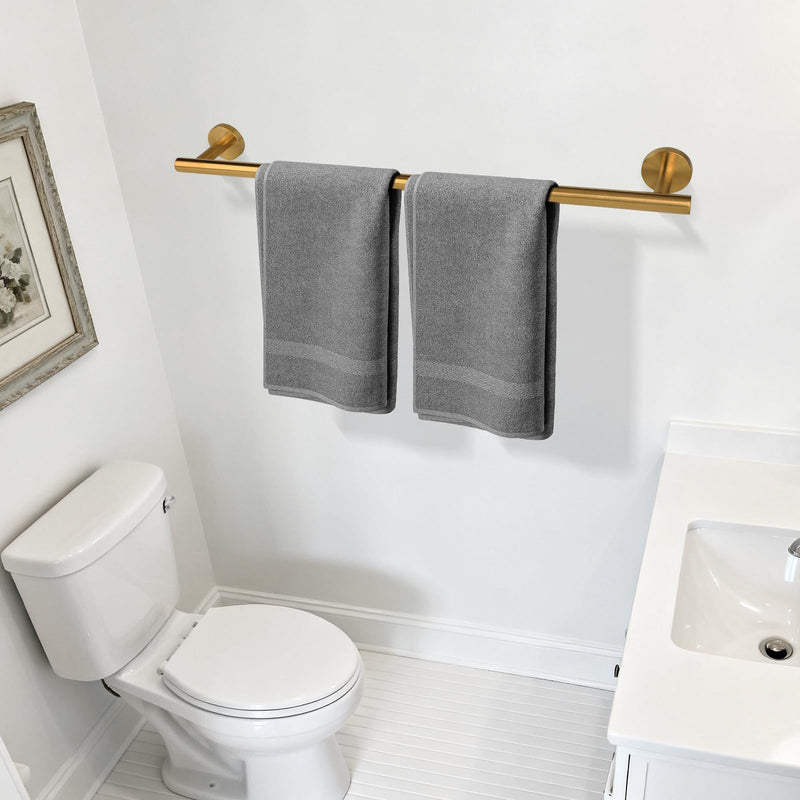 Modern 24 inch Towel Bar Brushed Gold,Stainless Steel Towel Racks for Bathroom Wall Mounted,Bathroom Towel Holder,Home Decor Towel Rod