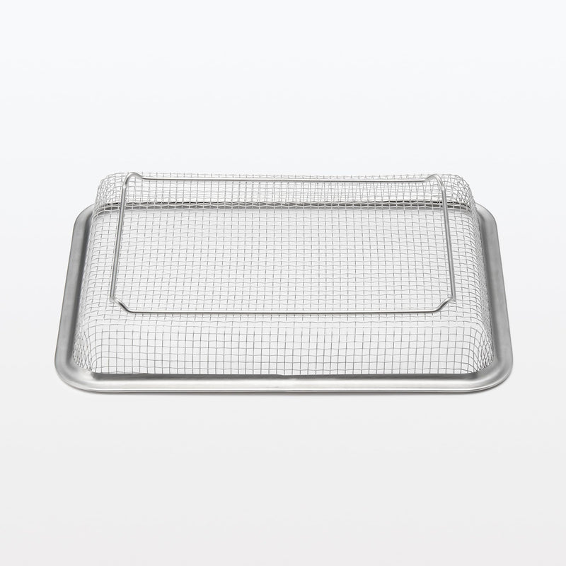 Stainless Steel Mesh Tray - Large 8.1" x 10.6" x 1.8"