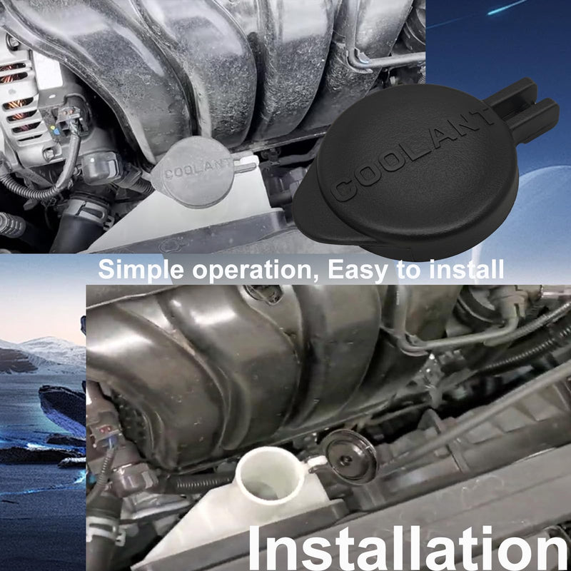 Radiator Coolant Reservoir Cap Compatible with Hyundai Elantra 2013-2020; Kia Forte 2014-2019, Forte5 2014-2018, Forte Koup 2014-2016, Soul 2012-2013 Replace# 25441-3X000