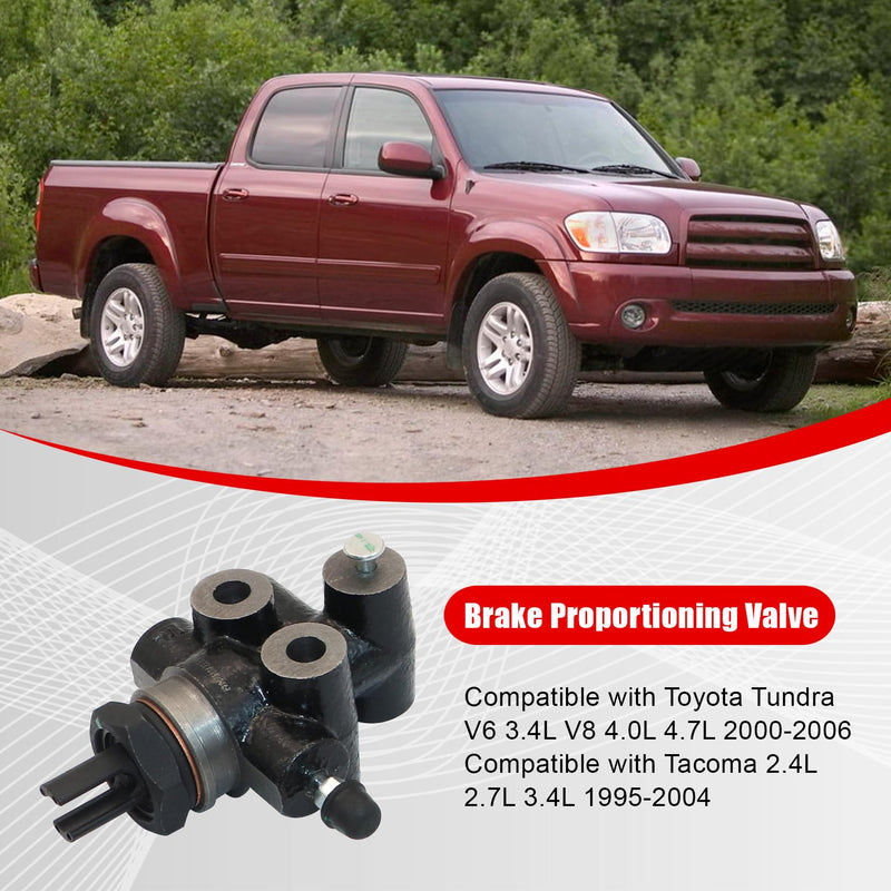 FZJDSD Brake Load Sensing Proportioning Valve 4791027081 4791035320 Compatible with Toyota Tundra V6 3.4L V8 4.0L 4.7L 2000-2006 Tacoma 2.4L 2.7L 3.4L 1995-2004 Replace 47910-34060 47910-35320