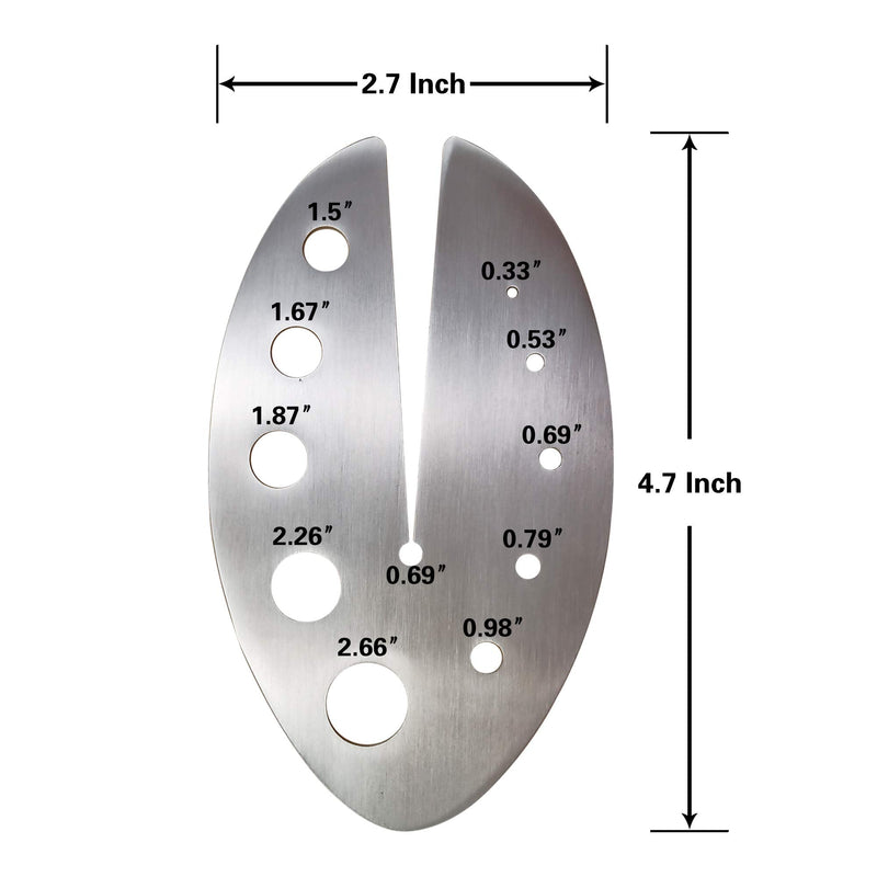 Herb Strippers 11 Holes-Stainless Steel Kitchen Leaf Stripping Tool- Perfect for Removing Stems From Herbs & Kale (1 Pack Herb Stripper)