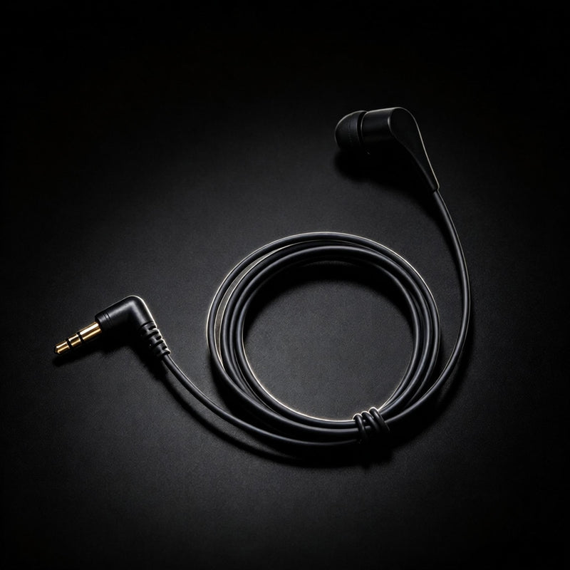 in-Ear Wired Earphone 3.5mm | Earbud Compatible with Tour Guide System, Interpretation Receivers, Keyboard Piano & TV Audio, Replacement Monitor Earpiece
