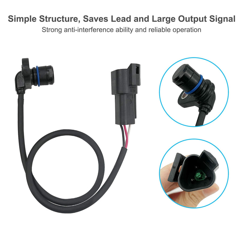 Speed Sensor for Harley Davidson Softail Road King Classic Electra Glide Softail Night Train 2000-2006, 74430-00D, 74430-00A, 74430-00B, 74430-00C Motorcycle Electronic Speedometer Sensor