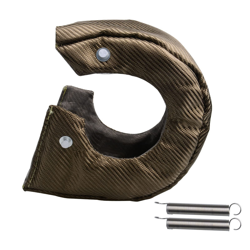 T4 Titanium Turbo Blanket Turbocharger Heat Shield With Fastener Springs T4