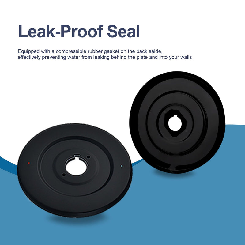 Shower Handle Replacement For Moen T2901BL Gibson Posi-Temp Valve Trim Kit,Matte Black Shower Trim Kit Shower Lever Handle, Compatible with Moen 2510 Valve Matte Black