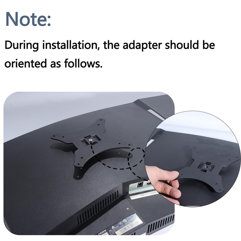 C34 VESA Adapter Compatible with Sceptre p30, C25, C30, C34 Monitor | Fit C255B-FWT240,C305B-200UN,C305B-200UN1,C305B-200UNT,C305B-200UN1T,C305W-2560UN,C305W-2560UN1,C345B-QUT168