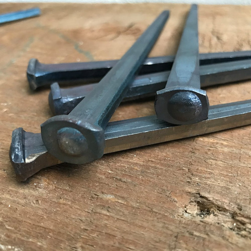 8"- Steel Square Common Rose Head STANDARD-80d Nails (10-Nails)