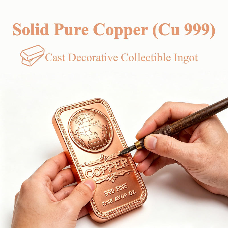 2PCS Copper Flat Bar 1/8" x 2" x 12", 99.98% Copper Bus Bar Stock, 3mm x 50mm x 305mm C110 Solid Flat Bar Stock for Various DIY (2Pcs, 3 * 50 * 305mm) 1/8" x 2" x 12"