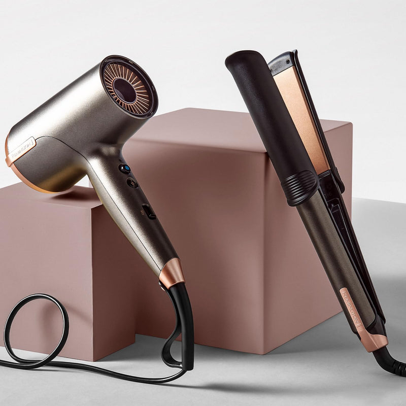 Remington ONE Dry and Style Hair Dryer, 2000W, 4 Attachments | Salon Performance for Faster Drying, Compact Design, Dual Ionic System, 8 Heat Settings, styling attachments included