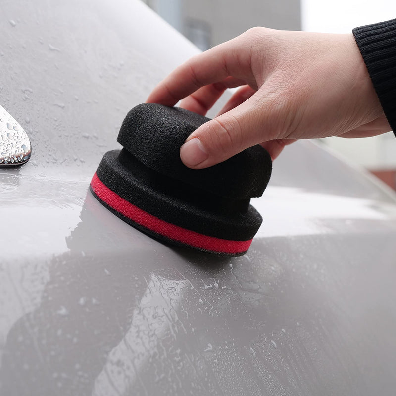 Maxshine Synthetic Clay Applicator | Universal Fit, 3.5" Diameter, Foam Grip | Durable, Reusable, Efficient Surface Contaminant Removal for Smooth Car Paint