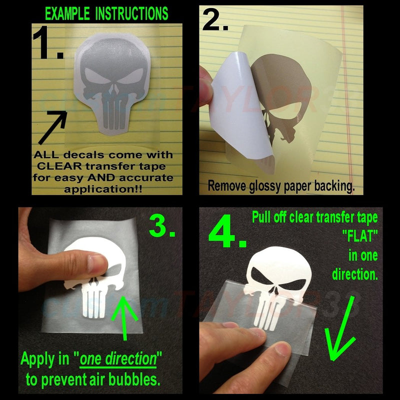 customTAYLOR33 High Intensity Reflective Vinyl Death Kiss Skull Crossbones Lips Decal Bumper Sticker - Cars, Motorcycles, Helmets, Wind Screens, laptops, cellphones, (Red, 3 inch Wide, Pair) 3 inches wide (includes 2) Red