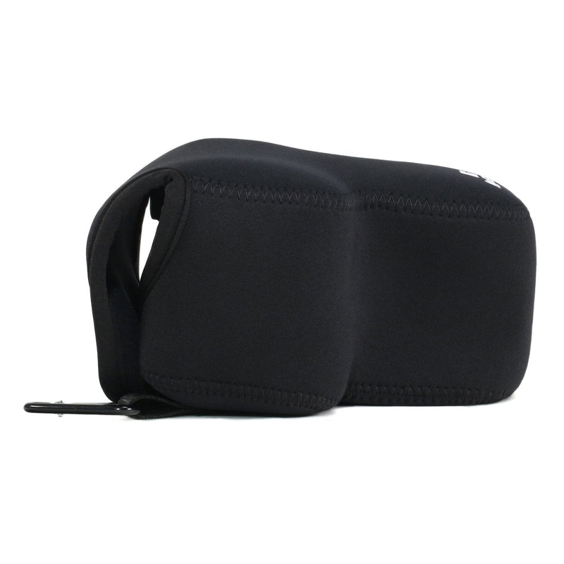 MegaGear Ultra Light Neoprene Camera Case, with Carabiner Compatible with Sony Cyber-Shot DSC-RX10 IV, DSC-RX10 III - Black - MG755 One Size