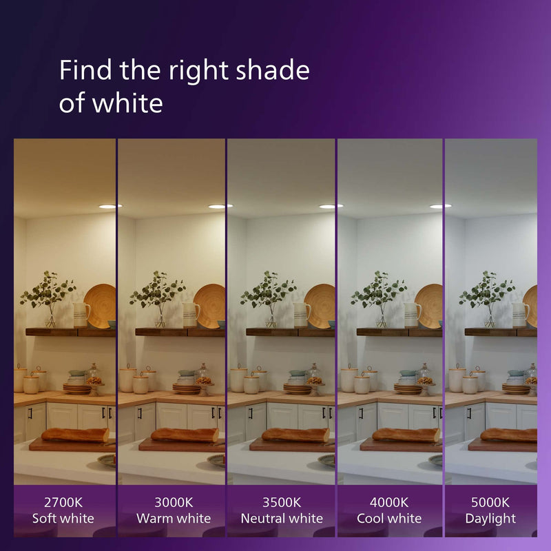 PHILIPS LED 45W R20 4-Pack Ultra Definition Daylight (5000k) 450 Lumen (5.5W = 45W) Dimmable Frosted Flicker-Free Light Bulbs Daylight (5000k)