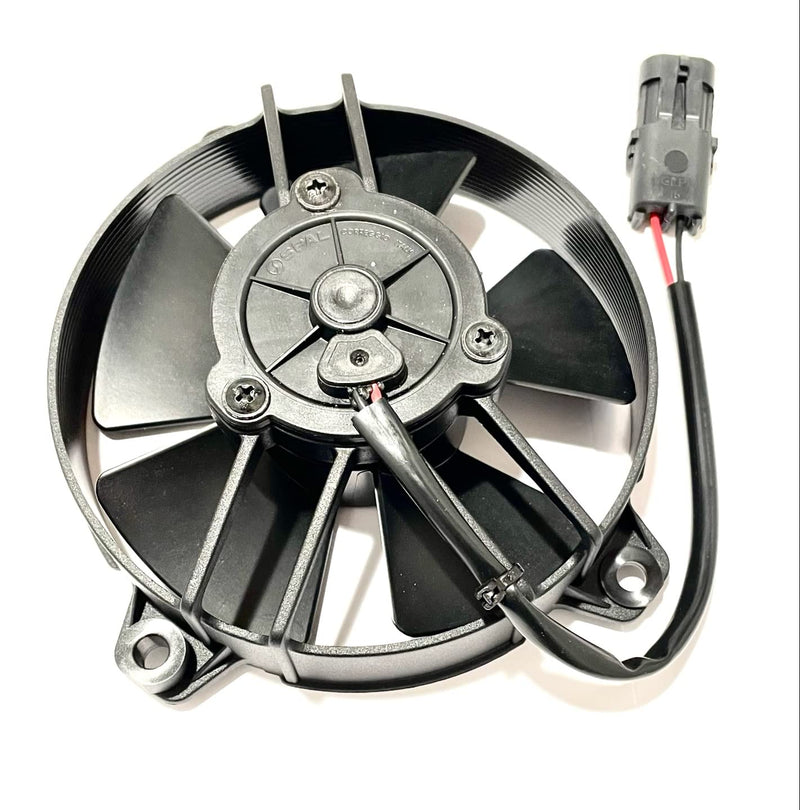 SPAL 30103059 5.2" Puller Fan 12 Volt High Performance Straight Blade 342 cfm VA31-A101/46A w Weatherpack Sealed Connector