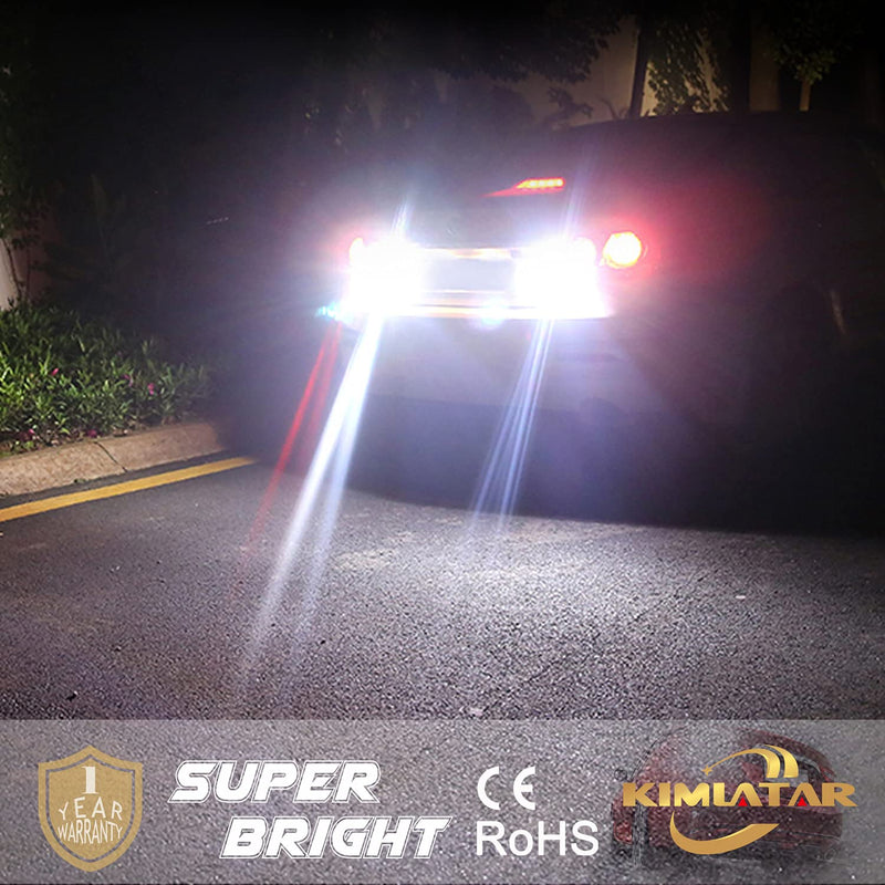 7443 LED Bulbs for Back Up Reverse Lights, CANBUS Error Free, 4000Lumens, CSP 6-SMD Upgraded 6500K High Brightness 7440 7441 7444 Bulbs （Pack of 2） 7443/7444/7440