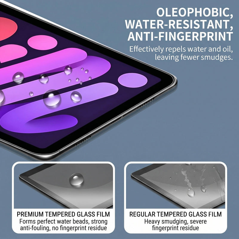 2 Pack Screen Protector for iPad Mini 7 (A17 Pro) 2024 & Mini 6 2021 8.3 inch, Tempered Glass for iPad Mini 7th/6th Generation A2993 A2995 A2996, Case Friendly