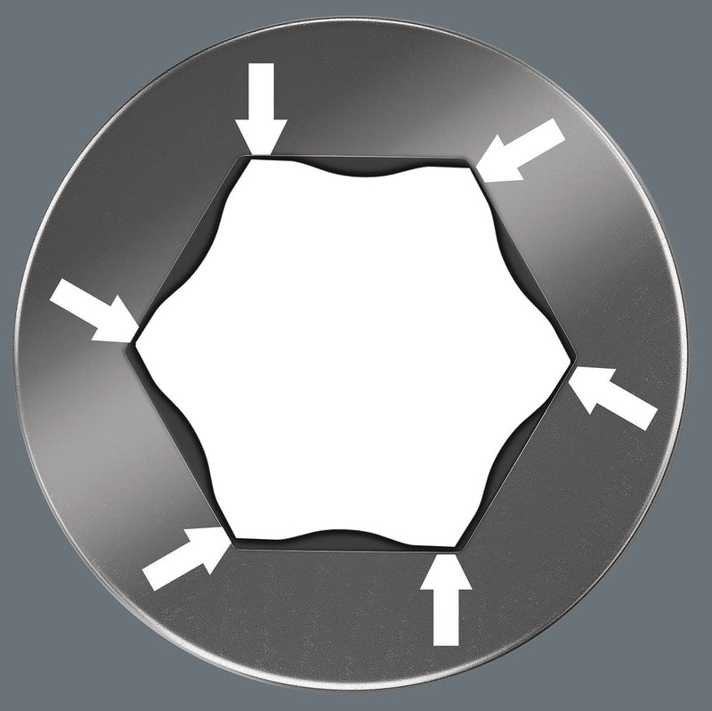 WERA 05022130001 950/9 L Hex-Plus HF 1 L-Key Set, Metric, Chrome-Plated, with Holding Function, 9 Pieces Classic
