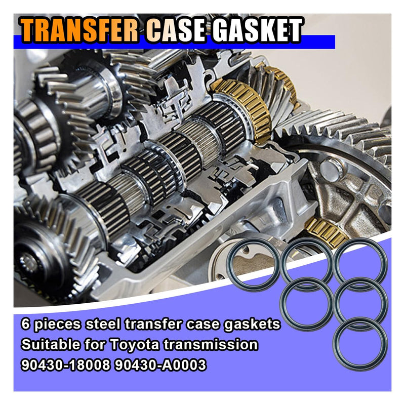 12Pcs Differential & Transfer Case Drain Plug Crush Washers Gaskets, Replacement OEM#9043024003, 1215710010, 90430A0003, Compatible with Most Vehicles