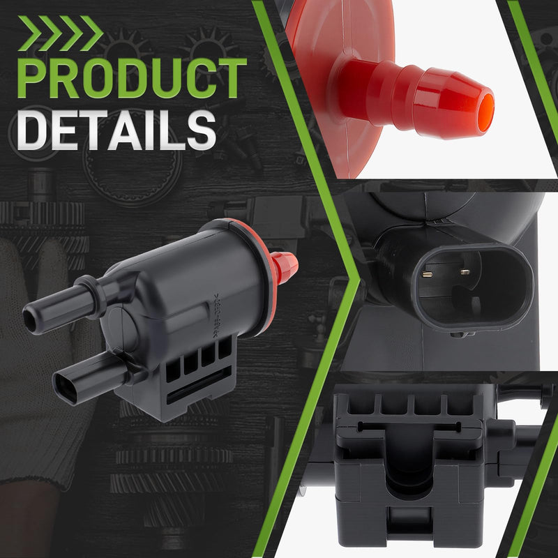 04627182AA Vapor Canister Purge Valve Compatible with Chrysler 200 2015-2017 Compatible with Dodge Dart 2013-2016 Compatible with Fiat 500 2012-2014 Compatible with Jeep Compass 2017-2022