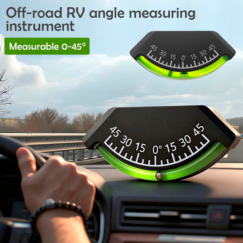2-Pack Level Gauge for RV, Bubble, Trailer, Car Inclinometer Gauge, Trailer Leveling, Alternative with Wide Angle Range (45)
