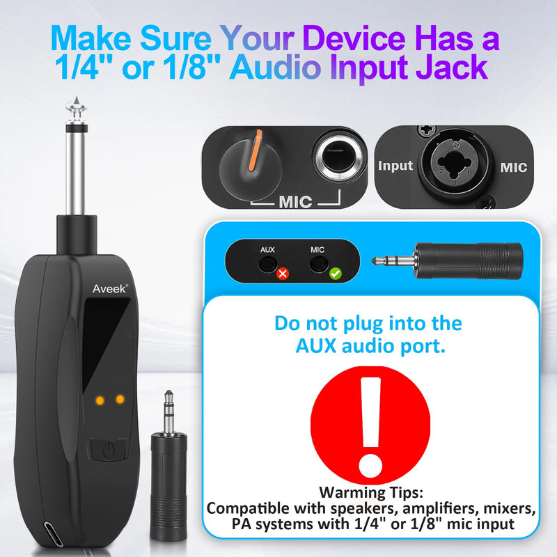 Aveek Wireless Microphone for Karaoke, 2.4GHz Rechargeable Karaoke Microphone(Work 10hs), for Speaker, Karaoke Machine,Church, Speech, Wedding, Party Singing, Grey&Red, 2 Packs red&gray